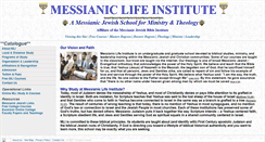 Desktop Screenshot of messianiclife.org