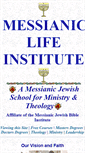 Mobile Screenshot of messianiclife.org